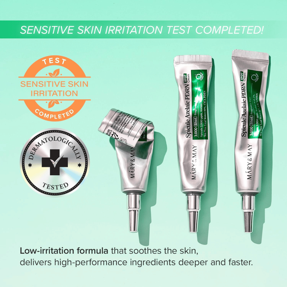 Mary&May Spicule Azelaic PDRN Spot Cream – dermatologisch getestete Punktcreme für empfindliche Haut