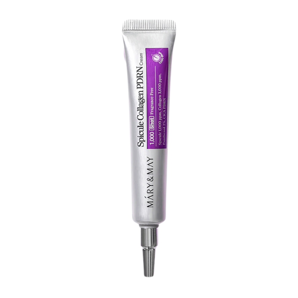 Mary & May Spicule Collagen PDRN Cream freigestelltes Produktbild, koreanische Gesichtscreme für Hautelastizität, Regeneration und verbesserte Hautstruktur.