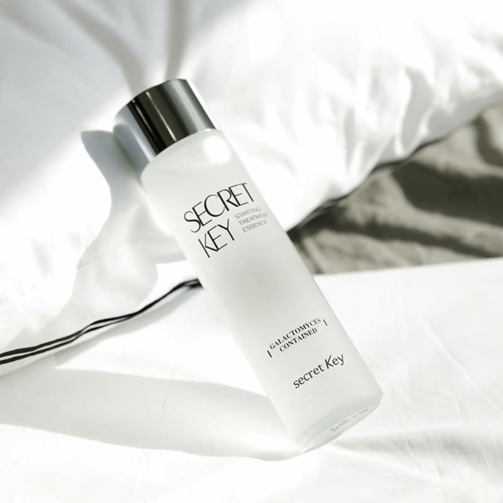 Secret Key Starting Treatment Essence – Koreanische Essenz mit fermentiertem Galactomyces, die die Haut mit Feuchtigkeit versorgt und die Textur verbessert.