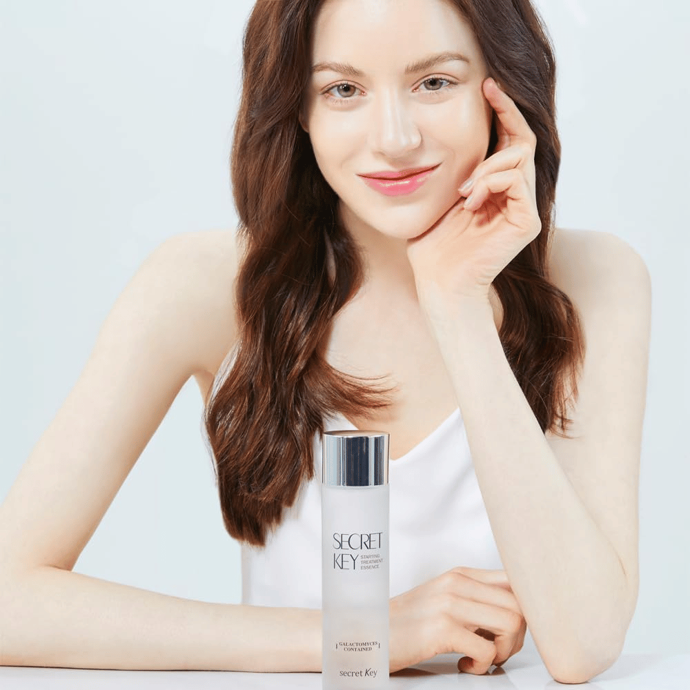 Secret Key Starting Treatment Essence – Feuchtigkeitsspendende Essenz mit Galactomyces, die Ausstrahlung verleiht und den Hautton ausgleicht.