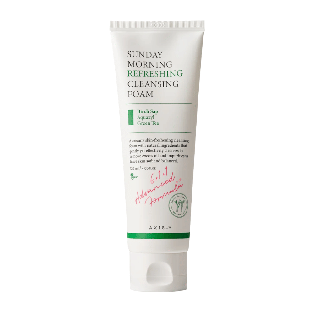 AXIS-Y Sunday Morning Refreshing Cleansing Foam 120-ml-Produktbild vor weißem Hintergrund