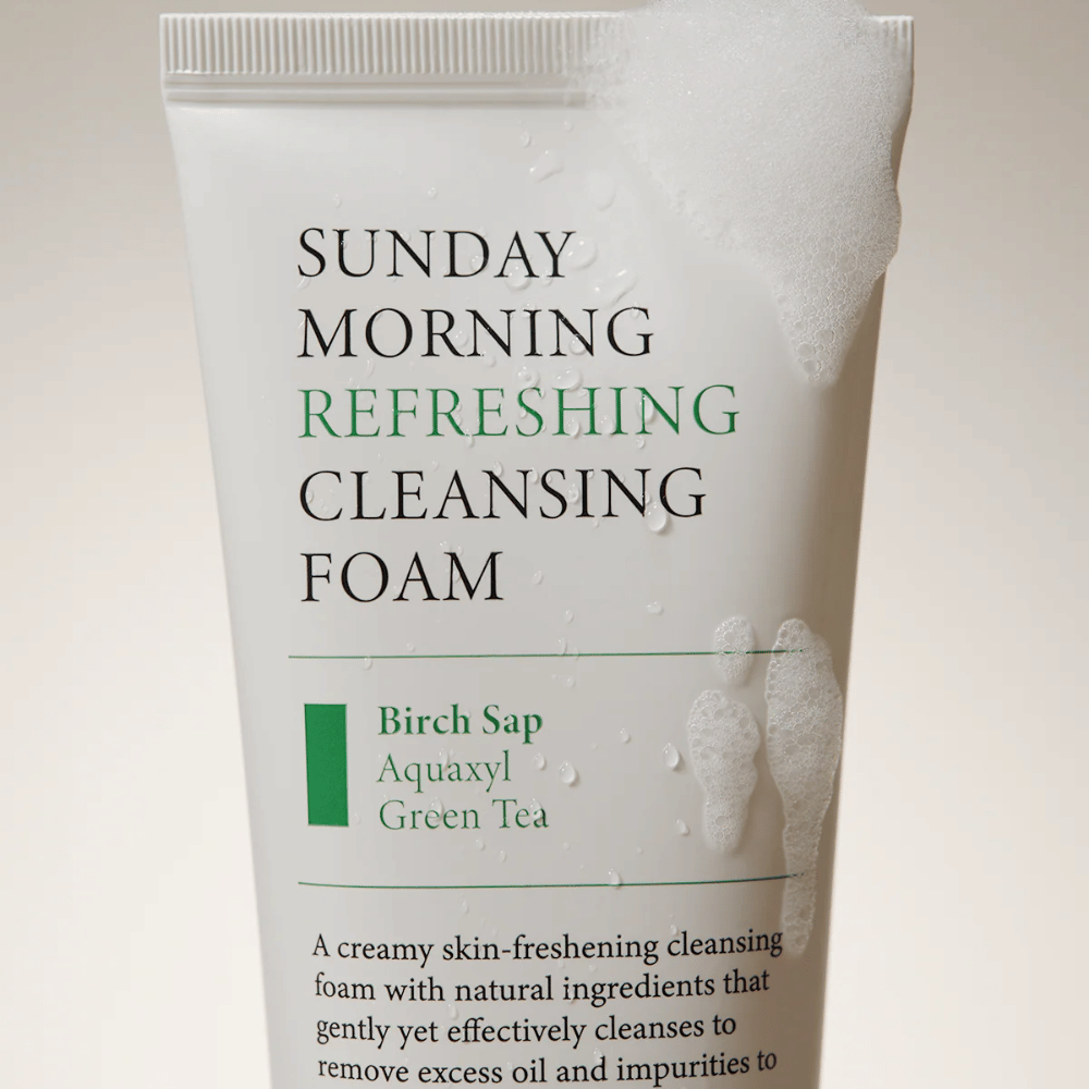 AXIS-Y Sunday Morning Refreshing Cleansing Foam mit Birkensaft, Aquaxyl und grünem Tee