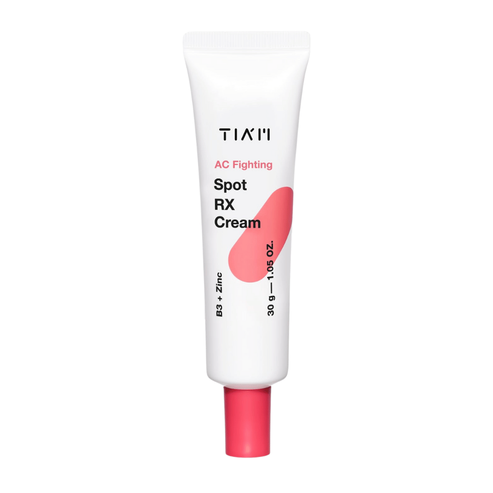 TIA'M AC Fighting Spot RX Cream – Punktbehandlung mit Zink und Niacinamid für unreine Haut, reduziert Entzündungen und Rötungen.
