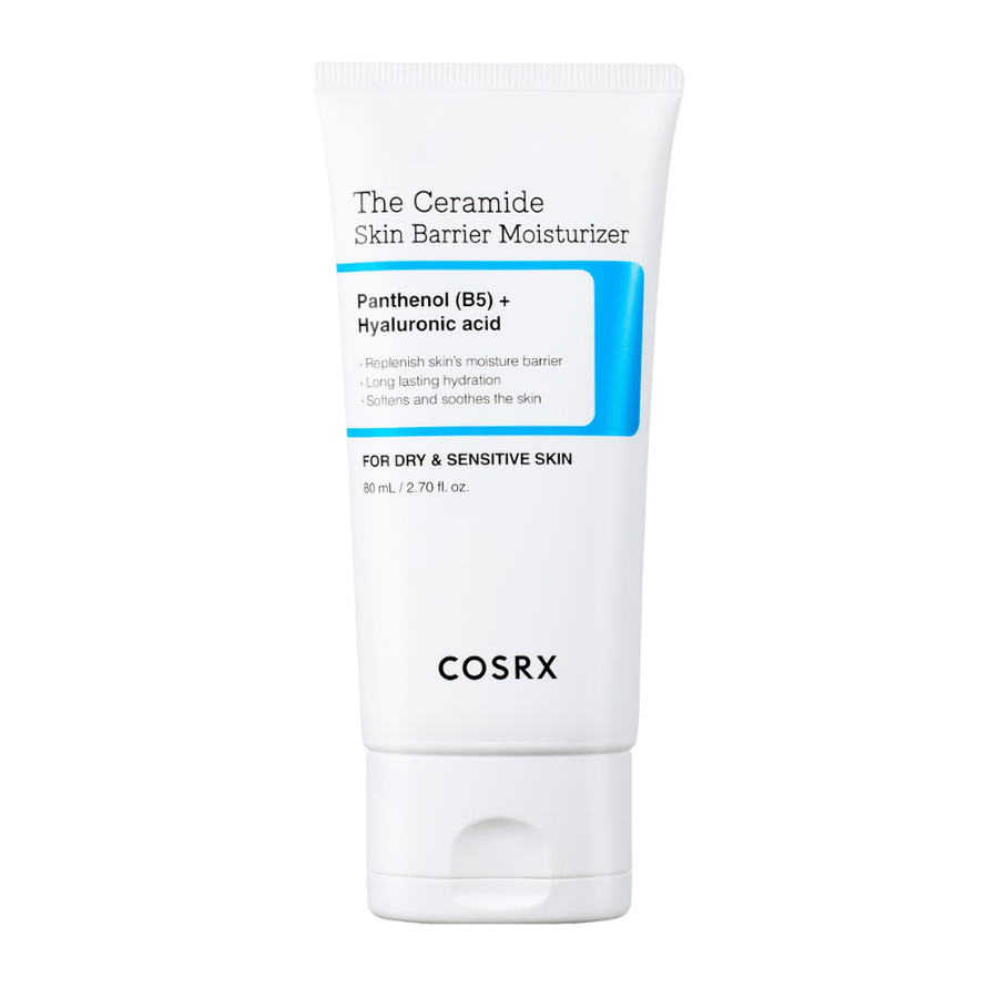 COSRX The Ceramide Skin Barrier Moisturizer Produktbild – koreanische Gesichtscreme für trockene und empfindliche Haut mit Ceramiden, B5 und Hyaluronsäure.