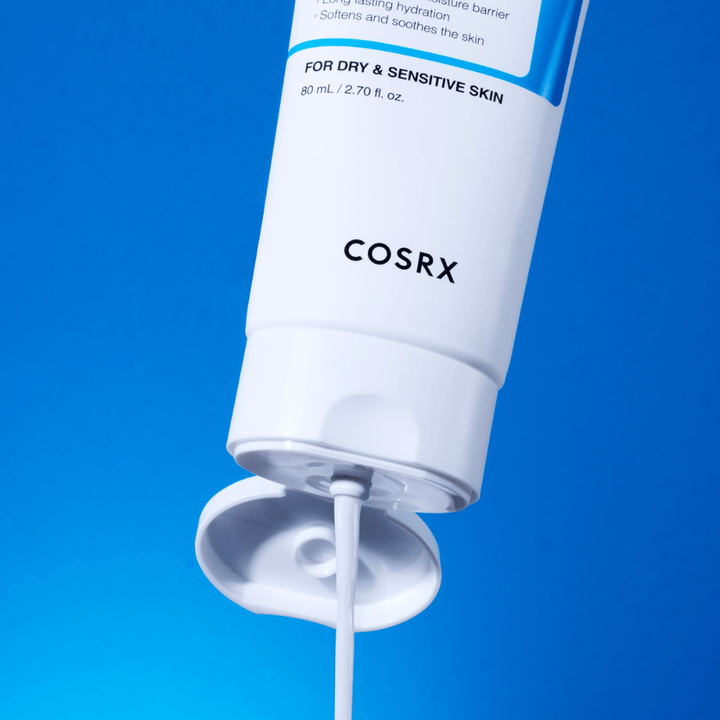 COSRX The Ceramide Skin Barrier Moisturizer mit Creme-Textur – barriereverstärkende Gesichtscreme, die langanhaltende Feuchtigkeit spendet und empfindliche Haut beruhigt.