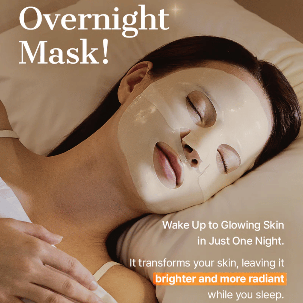 COSRX Alpha-Arbutin Discoloration Care Hydrogel-Maske als Overnight-Maske – leuchtkraftfördernde Hydrogelmaske, die intensiv befeuchtet und über Nacht klarere Haut verleiht.