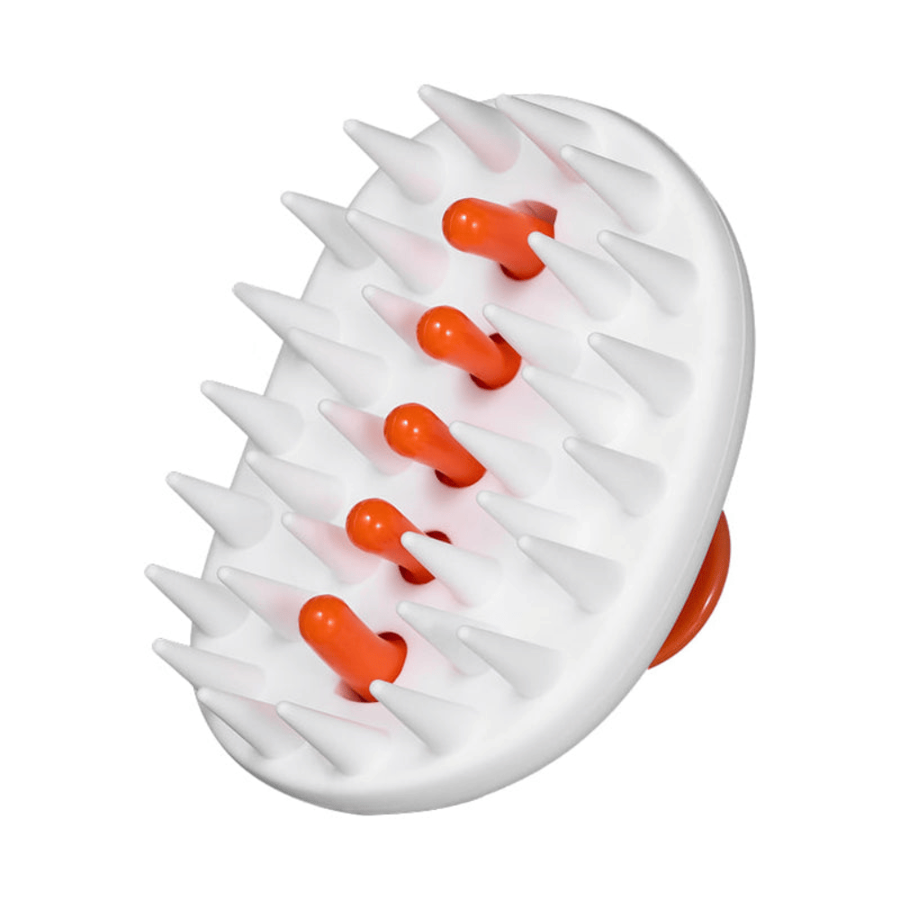 LILYEVE Two-Way Gua Sha Brush mit weichen Silikonnoppen für Kopfhautmassage und Reinigung