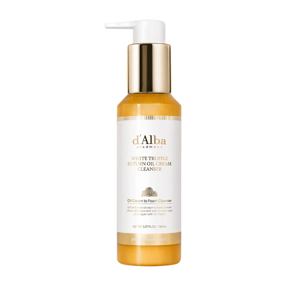 d'Alba White Truffle Return Oil Cream Cleanser ist eine nährstoffreiche und feuchtigkeitsspendende Reinigungscreme mit weißem Trüffelextrakt. Die innovative Formel verwandelt sich von einer Creme in einen Schaum, der eine tiefgehende Reinigung bietet und gleichzeitig die natürliche Feuchtigkeitsbalance der Haut erhält.