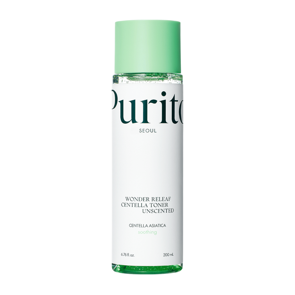 Purito Wonder Releaf Centella Toner Unscented ist ein milder Toner, der Centella Asiatica-Extrakt enthält. Er spendet Feuchtigkeit und beruhigt empfindliche Haut ohne irritierende Düfte. Perfekt für den täglichen Gebrauch, hilft er, den Feuchtigkeitshaushalt der Haut auszugleichen und Rötungen zu reduzieren.