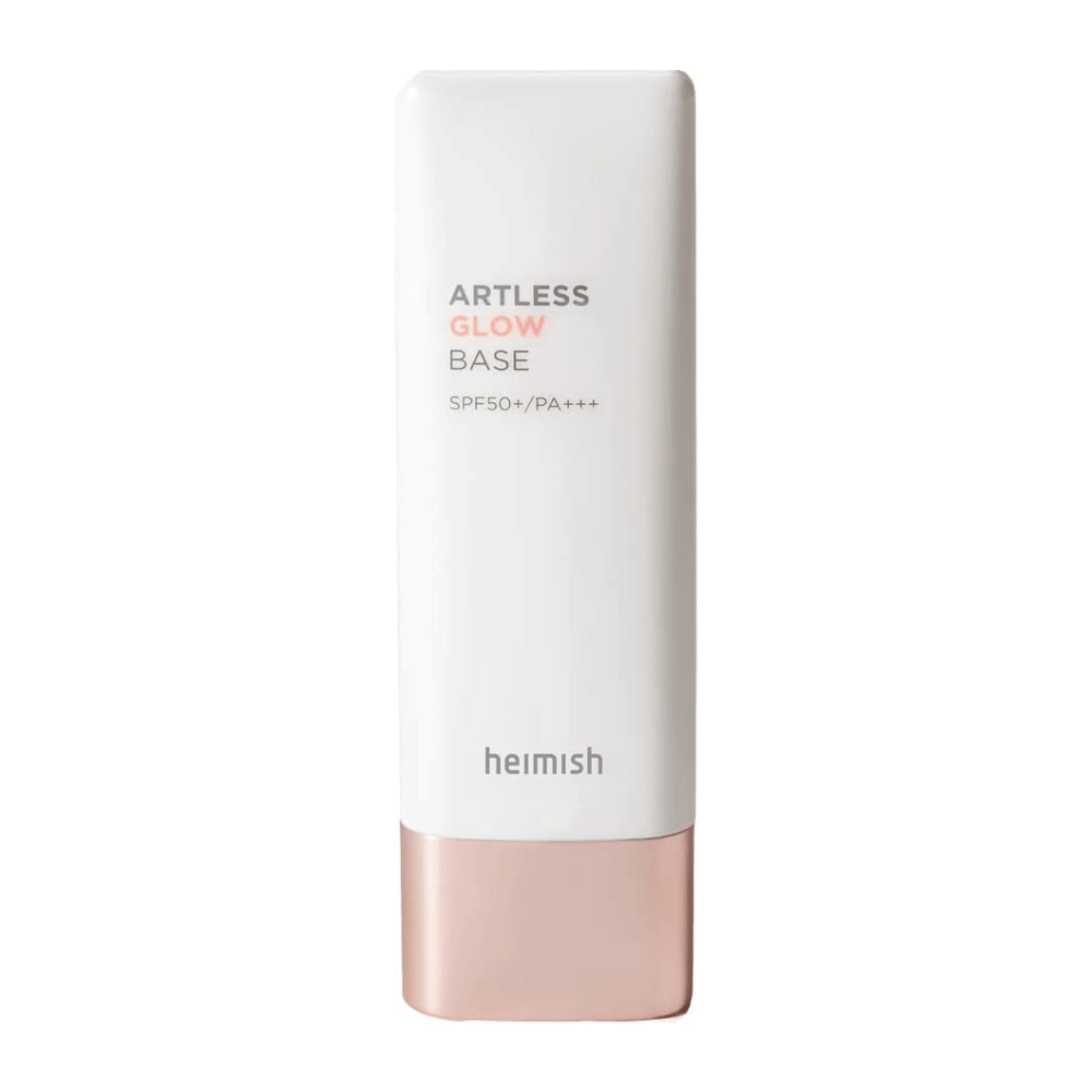 Eine leuchtende Tube von heimish Artless Glow Base SPF 50+ PA+++ 40ml.