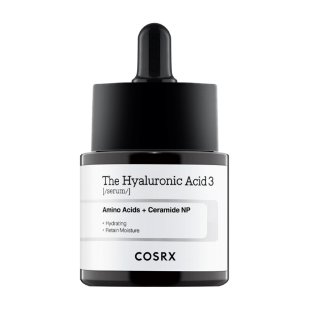 COSRX Hyaluronsäure 3 Serum 20ml stärkt die feuchtigkeitsspendende Barriere der Haut.