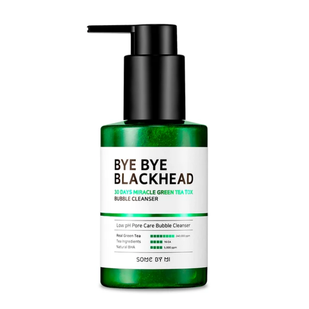 Bye Bye Blackhead 30 Days Miracle Green Tea Tox Bubble Cleanser 120g von SOME BY MI für Hautpflege.