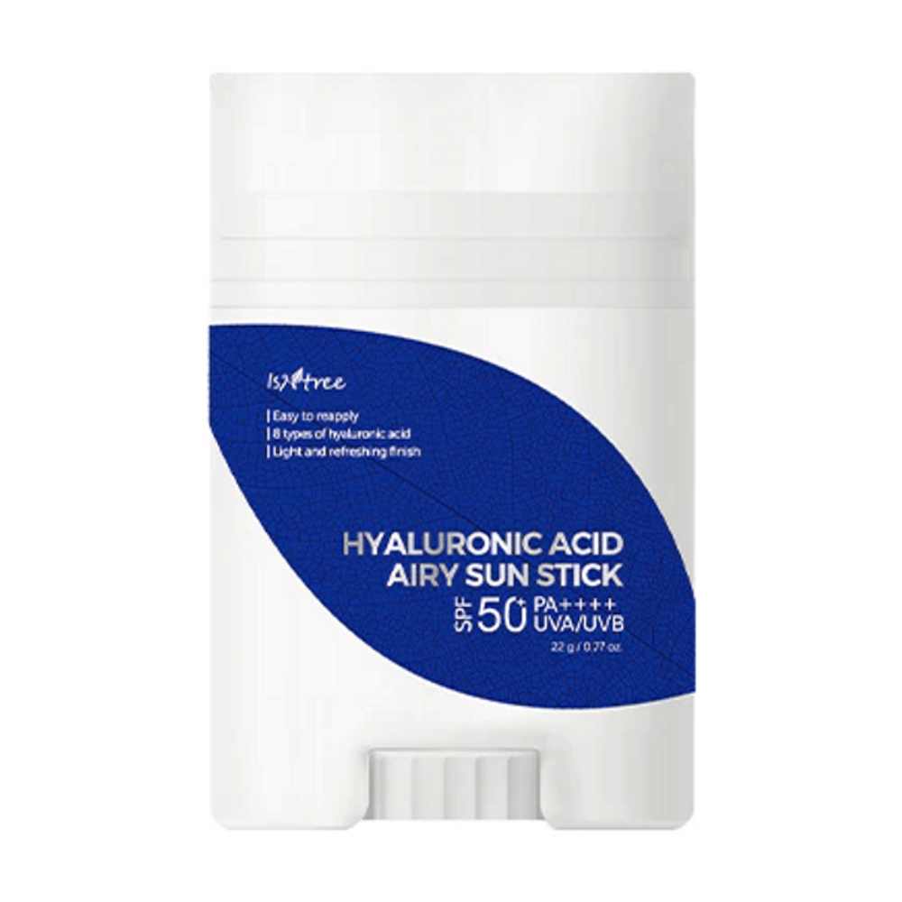 Isntrees Hyaluronic Acid Airy Sun Stick 22g mit SPF 50+.