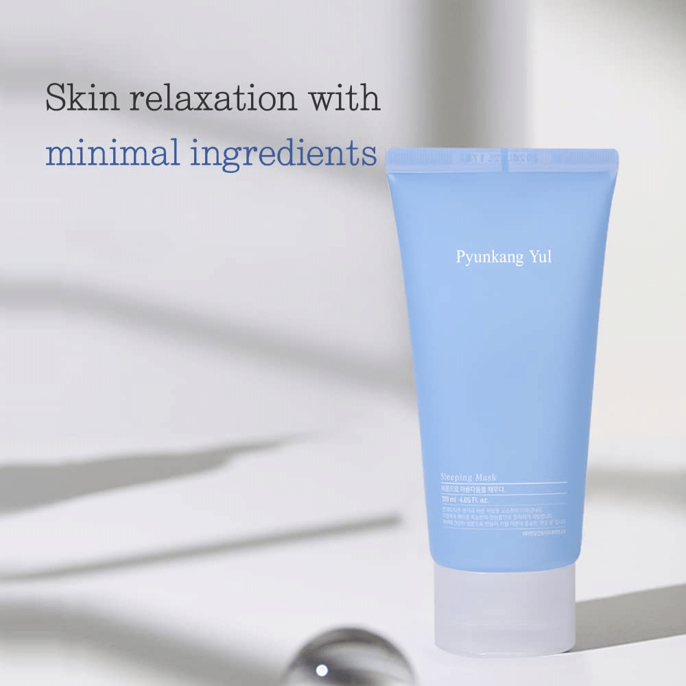 Hautentspannung und Feuchtigkeit mit Pyunkang Yul Sleeping Mask 120ml für einen ausgeruhten Teint.